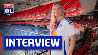 Interview dEugénie Le Sommer D  Olympique Lyonnais [upl. by Allemahs]