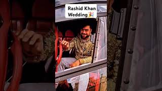 Rashid Khans wedding procession is coming  Rashid Khan Wedding🎉 [upl. by Aufa98]