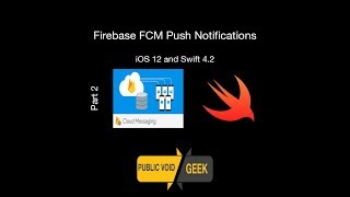 Swift Tutorial How to integrate Firebase Push Notification  FCM  Part 2 [upl. by Fesoy]