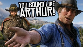 Voice Actor Trolls Players with Arthur Morgan Impression in Red Dead Online 1 [upl. by Buroker]