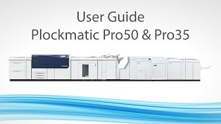 Plockmatic Pro50  Pro35 User Guide [upl. by Ahsaz]