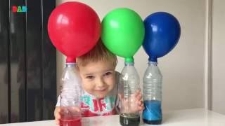 Baking Soda and Vinegar Balloon Experiment [upl. by Emelen625]