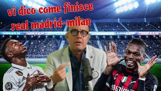 RICCARDO TREVISANI DA IL SUO PRONOSTICO DI REAL MADRIDMILAN🔥 [upl. by Oecam]