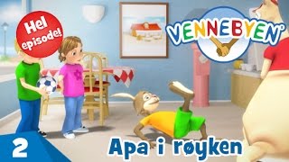 Vennebyen  HEL episode 02 quotApa i røykenquot [upl. by Sherard]