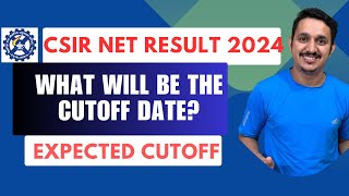 CSIR NET RESULT 2024  CSIR NET JUNE CUTOFF  EXPECTED DATE OF CSIR NET CUTOFF 2024  CHEMISTRY [upl. by Arded382]