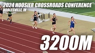 2024 Hoosier Crossroads Conference  Girls 3200M  Elizabeth Butler [upl. by Artenak663]