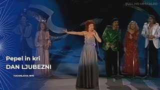 Pepel in kri  Dan ljubezni Eurovision Yugoslavia 1975 FULL HD UPSCALED [upl. by Ayhay]