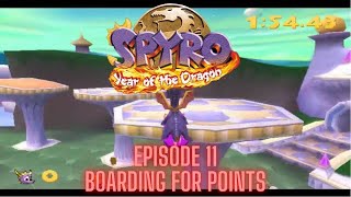 Game Completion 3 Spyro Year of the Dragon PS1  Episode 11  BOARDING FOR POINTS [upl. by Pillyhp]