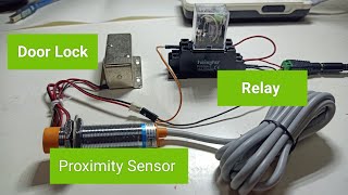 How to use capacitive proximity sensor with relay [upl. by Lladnik276]