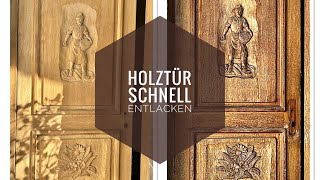 Holztür abschleifen Sandstrahlen [upl. by Rhianna479]