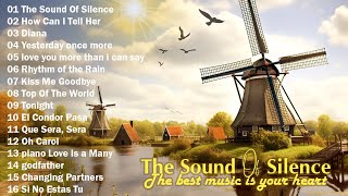 The Sound Of Silence Golden Oldies Instrumentals 1958 1978  The best music is your heart [upl. by Esiocnarf]