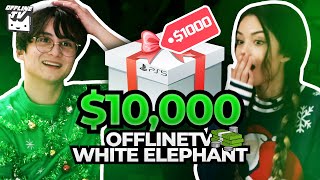 OFFLINETV 10000 WHITE ELEPHANT ft Valkyrae Fuslie Myth amp Starsmitten [upl. by Pyne79]