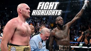 Tyson Fury UK vs Deontay Wilder USA 2  All Best Highlights of Full Fight [upl. by Asilej431]