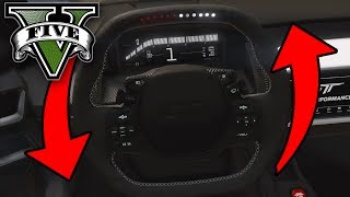 VOLANT ROTATIF  MAINS DU JOUEUR DESSUS  GTA 5  ZMODELER 3 [upl. by Severson]