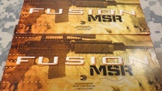 FEDERAL FUSION MSR 223 AMMO OVERVIEW [upl. by Malonis480]