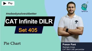 CAT Infinite DILR  Set 405  Barfis of Jaunpur  Pie Chart [upl. by Milka]