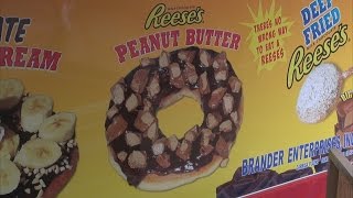 OC Fair 2014  Reeses Peanut Butter Cup Donut [upl. by Yedoc929]