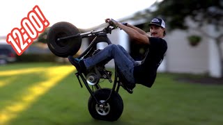 I turned my mini bike into a wheelie machine [upl. by Eelta]