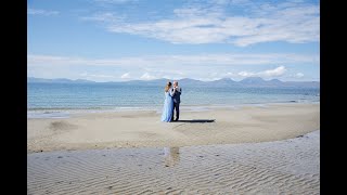 Liz  Alan  Autumn elopement to Scotlands West Coast  Crear Wee Weddings [upl. by Eelirol]