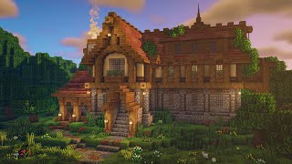 Minecraft Woodland Mansion Tutorial [upl. by Rosa]