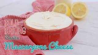 How to make Homemade Mascarpone Italian Cream Cheese Recipe [upl. by Elspeth]