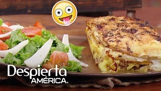 Receta de lasaña de yuca con todo el sabor caribeño [upl. by Ursi447]