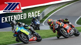 EXTENDED RACE MotoAmerica Supersport Race 1 at Alabama 2023 [upl. by Enoj]