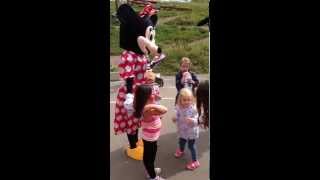 Kirkwoods Bouncy Castle Hire in Glasgow Mickey and Minnie Mouse visit [upl. by Yemarej433]