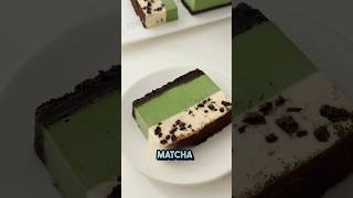 Why Everyone’s Obsessed with Oreo Matcha Cheesecake 🍵🍰🤯 shorts [upl. by North]