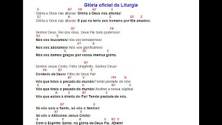 Glória oficial da LiturgiaGlória a Deus nas alturas  Hino de louvor [upl. by Eixor388]