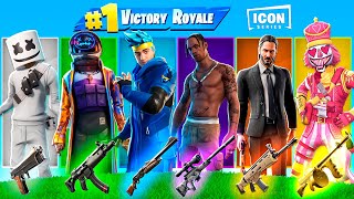 LA RANDOM ICON SKIN CHALLENGE  FORTNITE [upl. by Doreen]