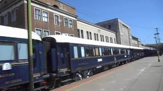 Taurus 470 010 with the Orient Express VSOE passes via Győr 10 05 2014 [upl. by Poland]