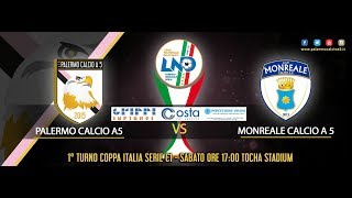 COPPA ITALIA SERIE C 1 PALERMO C5 MONREALE 6 3 [upl. by Einnaffit]