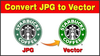 Convert JPG File To Vector In CorelDraw  Bas 1 Click Me JPG Image Ko Vector Me Badle  Hindi [upl. by Rocker]