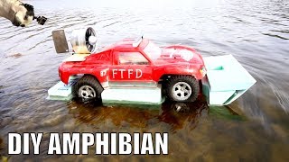 RC Amphibious Car Airboat [upl. by Klarika]