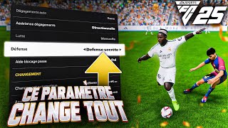 CHANGE CES PARAMÈTRES SUR FC 25  ⚙️  TUTO Réglages [upl. by Anitsuj]