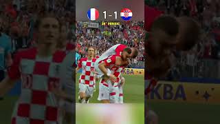 FRANCE VS CROATIA WORLD CUP 2018🏆shorts [upl. by Zannini]