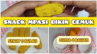 SNACK MPASI BIKIN GEMUK CUMA 4 BAHAN START 6 BULAN [upl. by Katushka843]