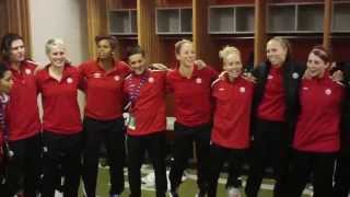 KK Cam special Celine Dion amp Canadian WNT soccer [upl. by Kean363]