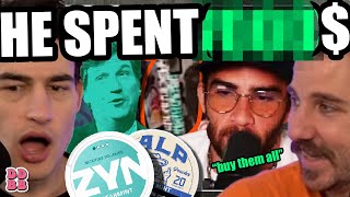 Tucker Carlson Launches ZYN COMPETITOR Hasan is ADDICTED  Boy Boy Clips [upl. by Adahsar]