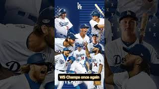 DODGERS BEAT YANKEES dodgers baseball worldseries [upl. by Suinotna]