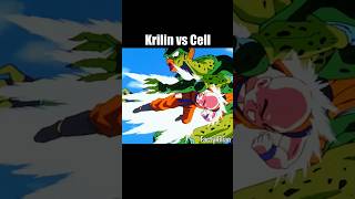 Krilin vs Cell DragonBallZ [upl. by Anderer680]