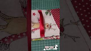 Reversible Cutlery Holder  How To Sew  Christmas Sewing Projects  DIY Holiday Decorations Shorts [upl. by Wolfson]