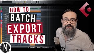 How to BATCH EXPORT TRACKS for MIXING in Cubase 95  mixdownonline [upl. by Terris]