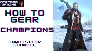 HOW TO GEAR INQUISITOR SHAMAEL  Perfect Champ for Hydra  Raid Shadow Legends Gear Guide [upl. by Inoliel]