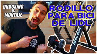 RODILLO de ENTRENAMIENTO LIDL para bici SILEX 7 V SILSR 1413 ¡Unboxing Opinión y Montaje [upl. by Faust991]