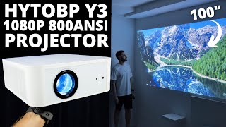 HYTOBP Y3 REVIEW Is It a Good Home Theater Projector in 2024 [upl. by Nobell]