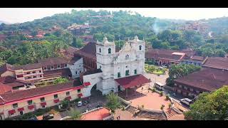 400 Years Old Churches in South Goa India  View From The Sky [upl. by Clorinda]