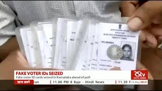 Fake Voter ID card controversy in Karnataka [upl. by Amador]