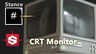 CRT Monitor  Substance Designer Material Breakdown [upl. by Pirali]